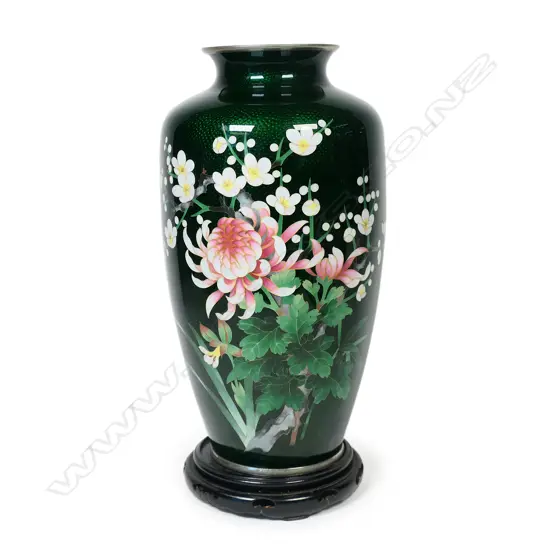 CLOISONNE VASE H.245mm
