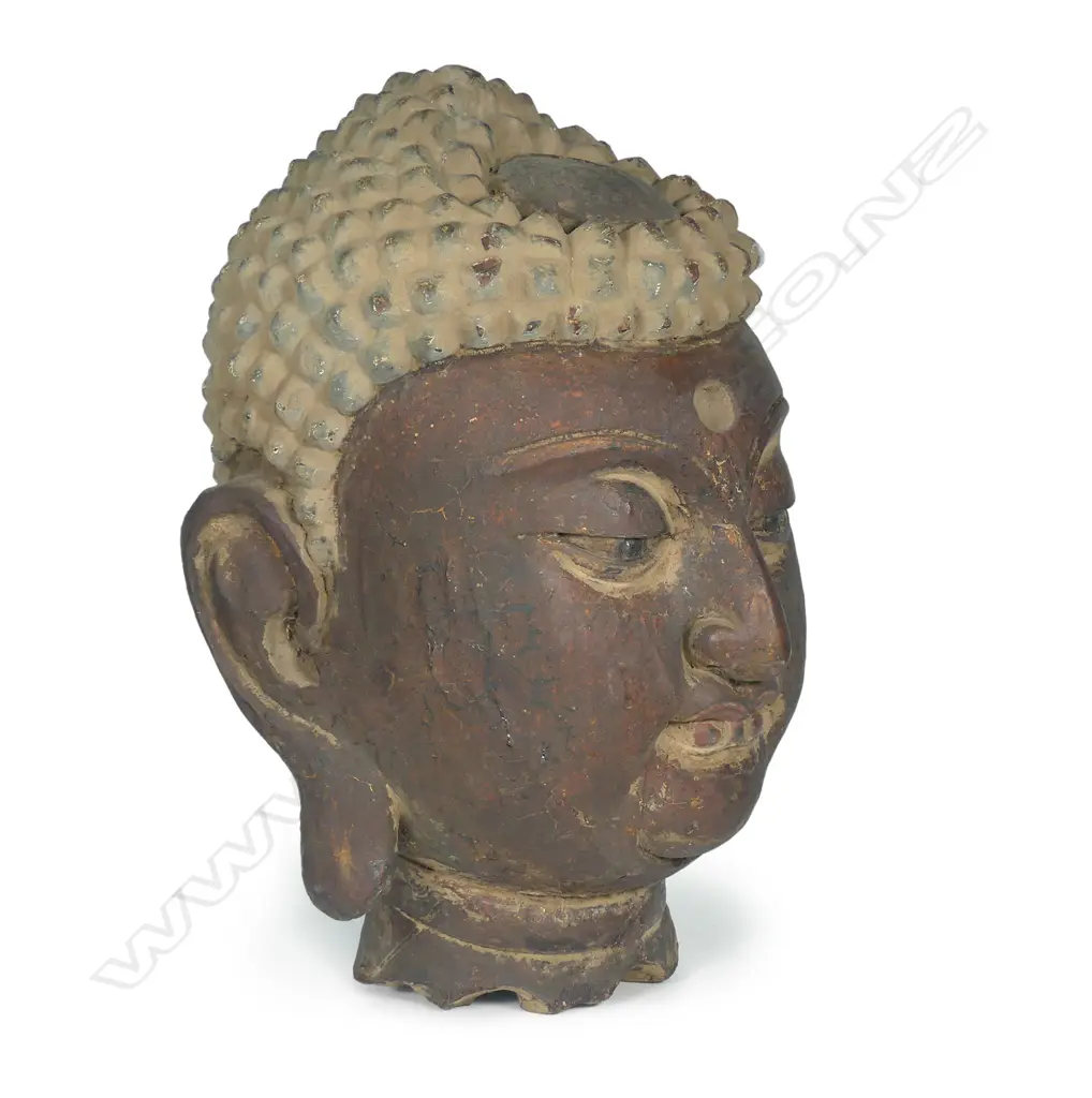 A large old Buddha head Image 1++