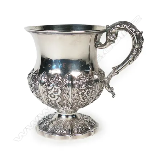 A George IV silver mug