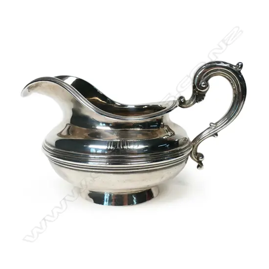 An Irish William IV silver milk jug,