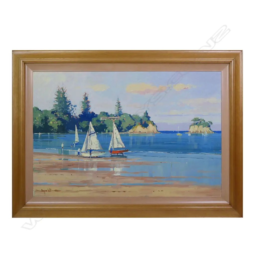 Simon Williams (b.1961), 'On The Beach, Torbay', Image 1++