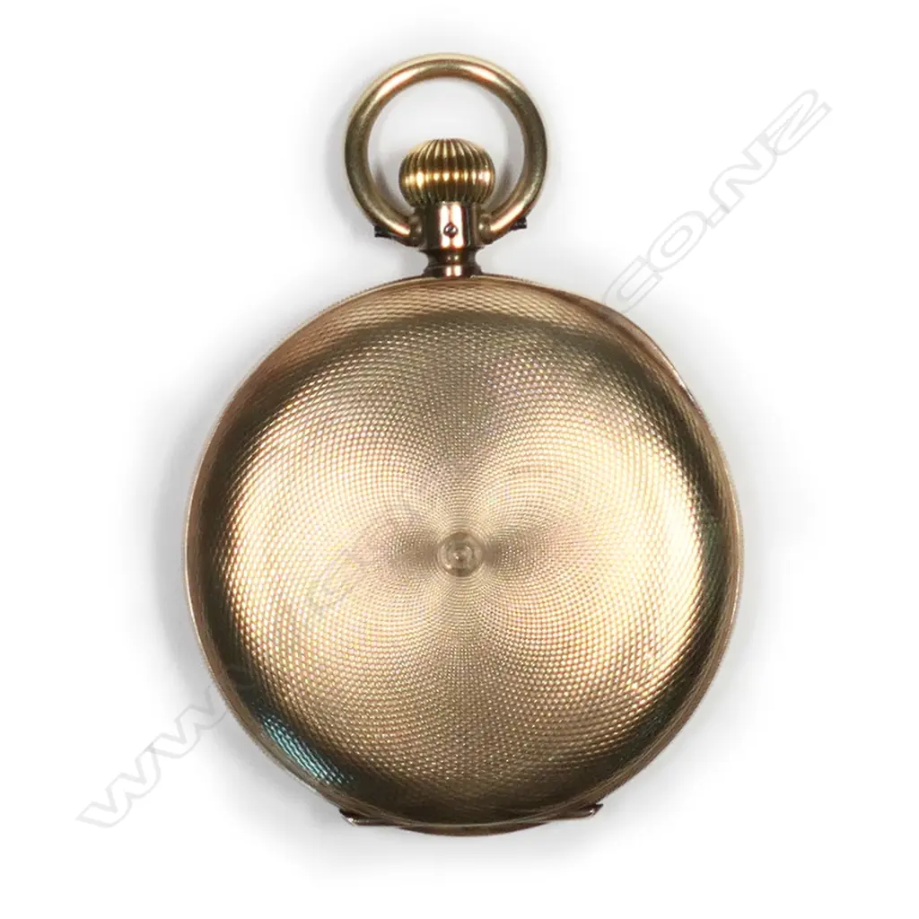 A 9ct. yellow gold Baume Longines hunter pocket watch Image 1++