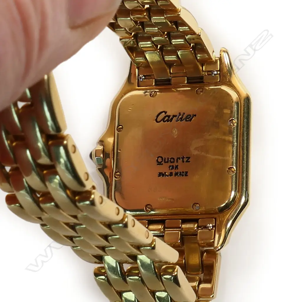 An 18ct gold Cartier Panthère wristwatch Image 1++