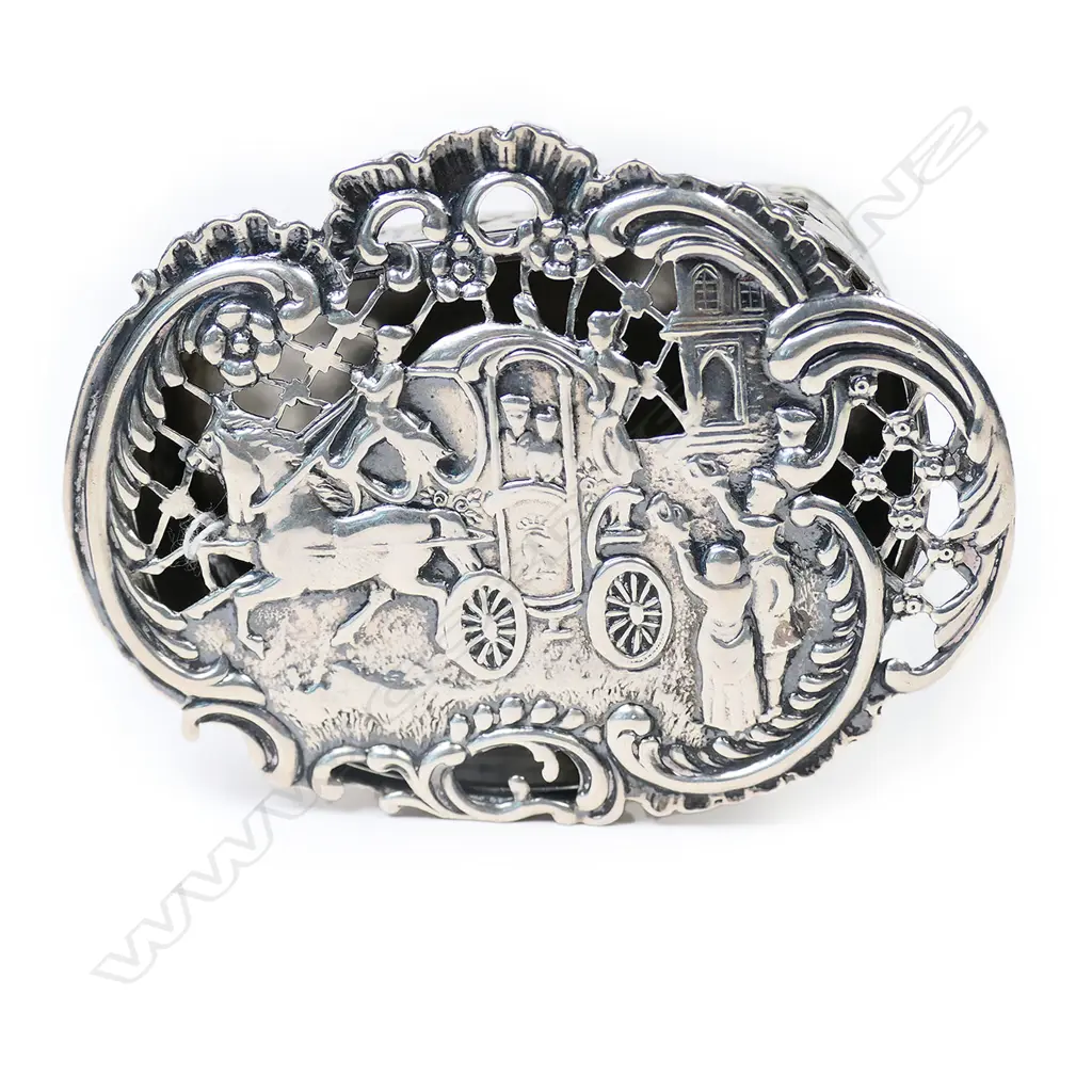 An Edwardian silver pot pouri box, Image 1++