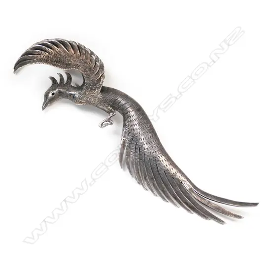 A Tony Buller silver brooch,