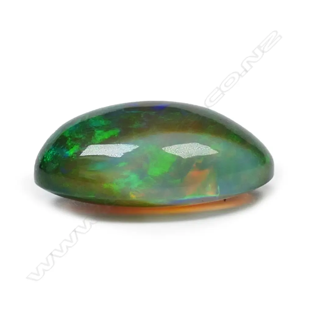 A natural opal cabochon loose gemstone, Image 1++