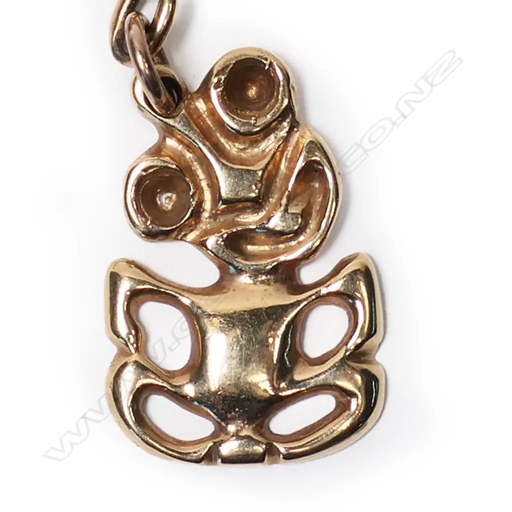 An Edwardian 15ct gold fob chain, Image 1++