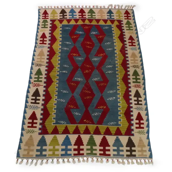 A Turkish slit weft kilim,