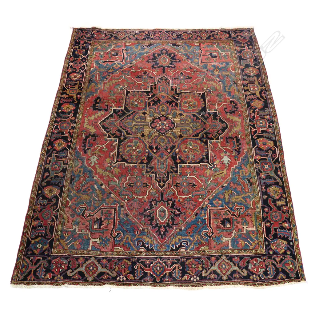 A fine Heriz hand knotted wool carpet, Image 1++