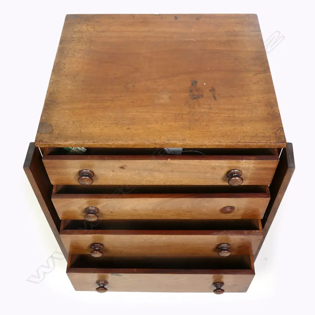 A Victorian small proportion Wellington chest, Image 1++