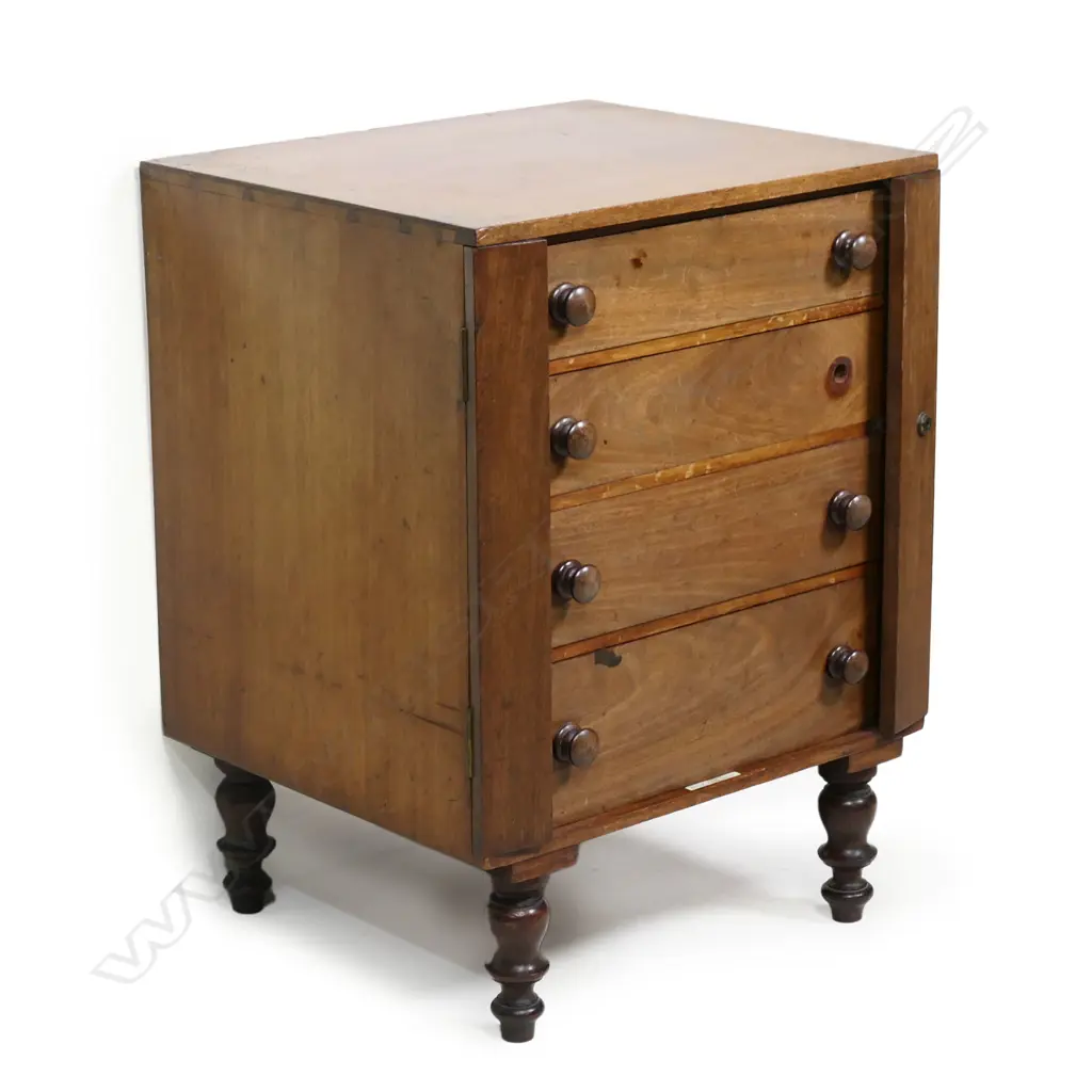 A Victorian small proportion Wellington chest, Image 1++