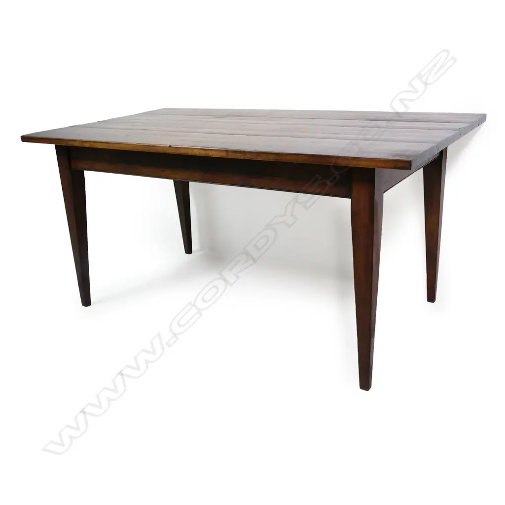 A French provincial style fruit wood dining table, Image 1++