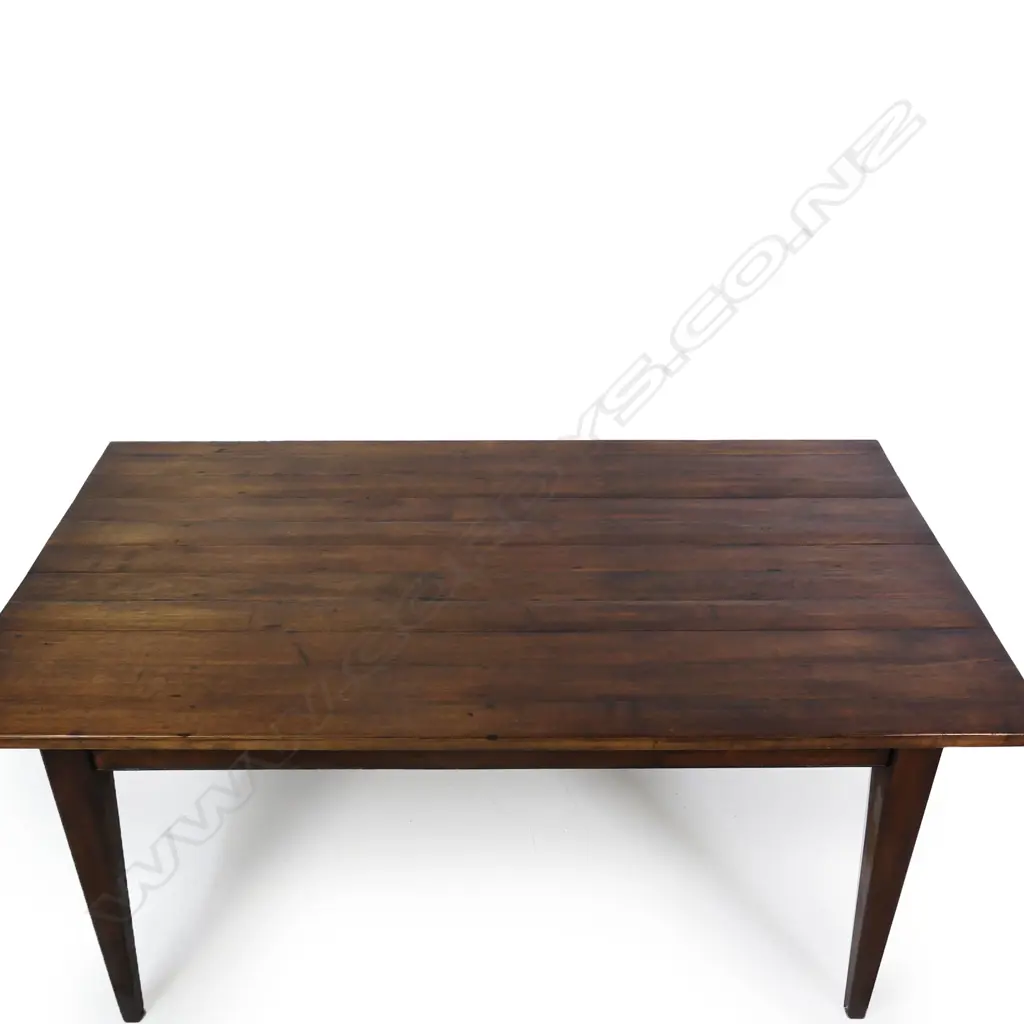 A French provincial style fruit wood dining table, Image 1++
