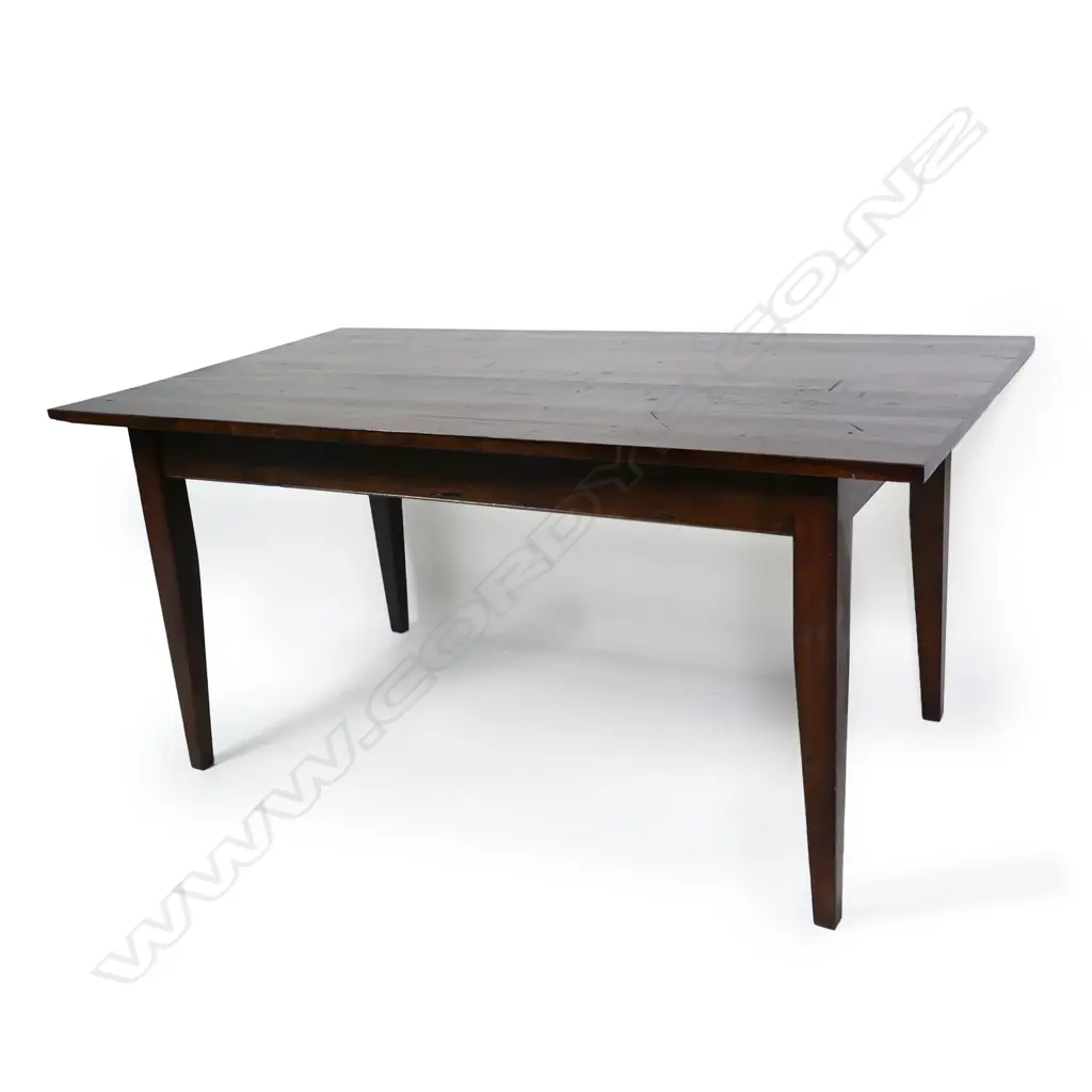 A French provincial style fruit wood dining table, Image 1++