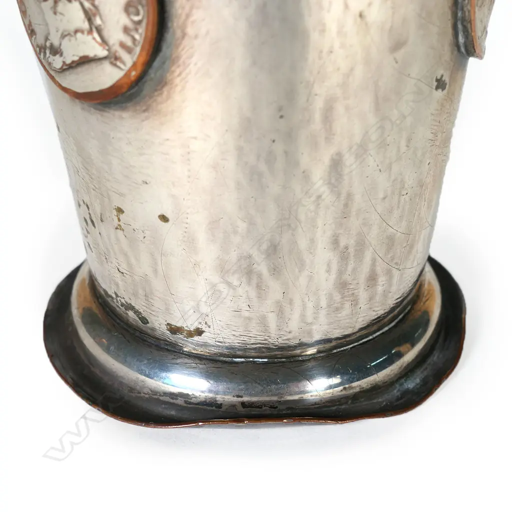 A Georgian Old Sheffield Plate tavern gambling beaker, Image 1++