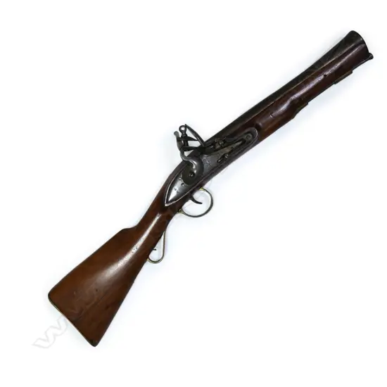 A 19thC flintlock blunderbuss,