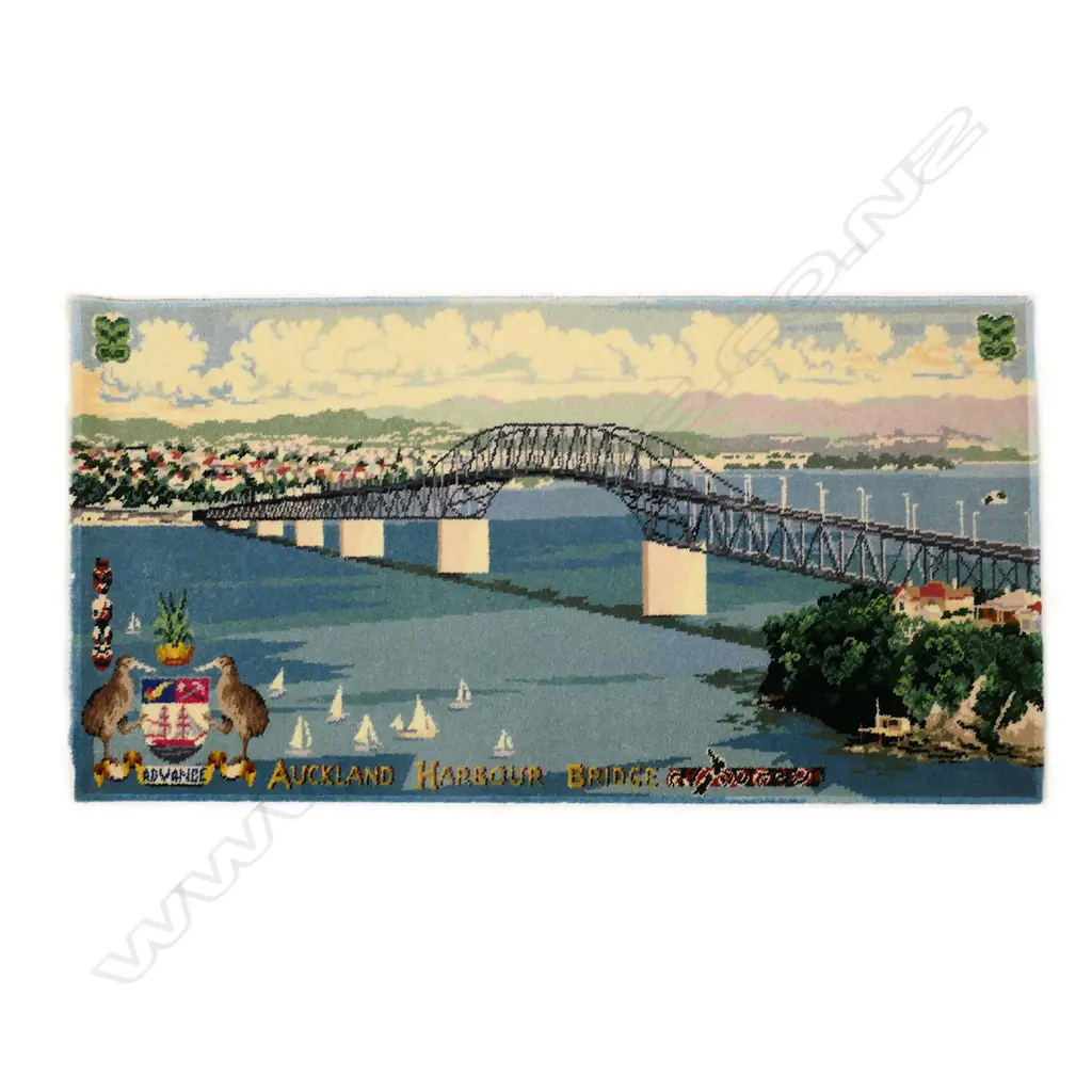A vintage Feltex picture rug, Image 1++