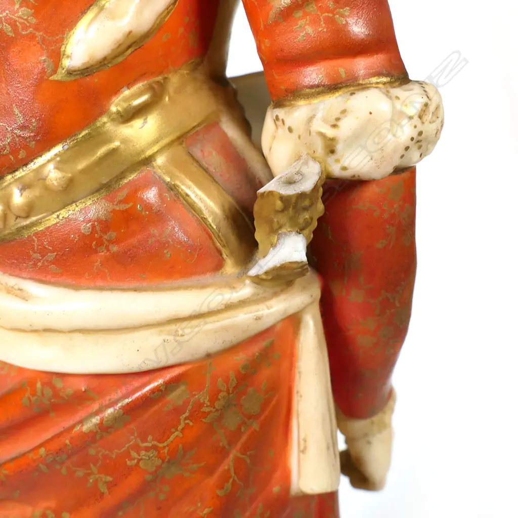 A Doulton Burslem Charles Noke design double sided figure of Mephistopheles and Marguerite Image 1++