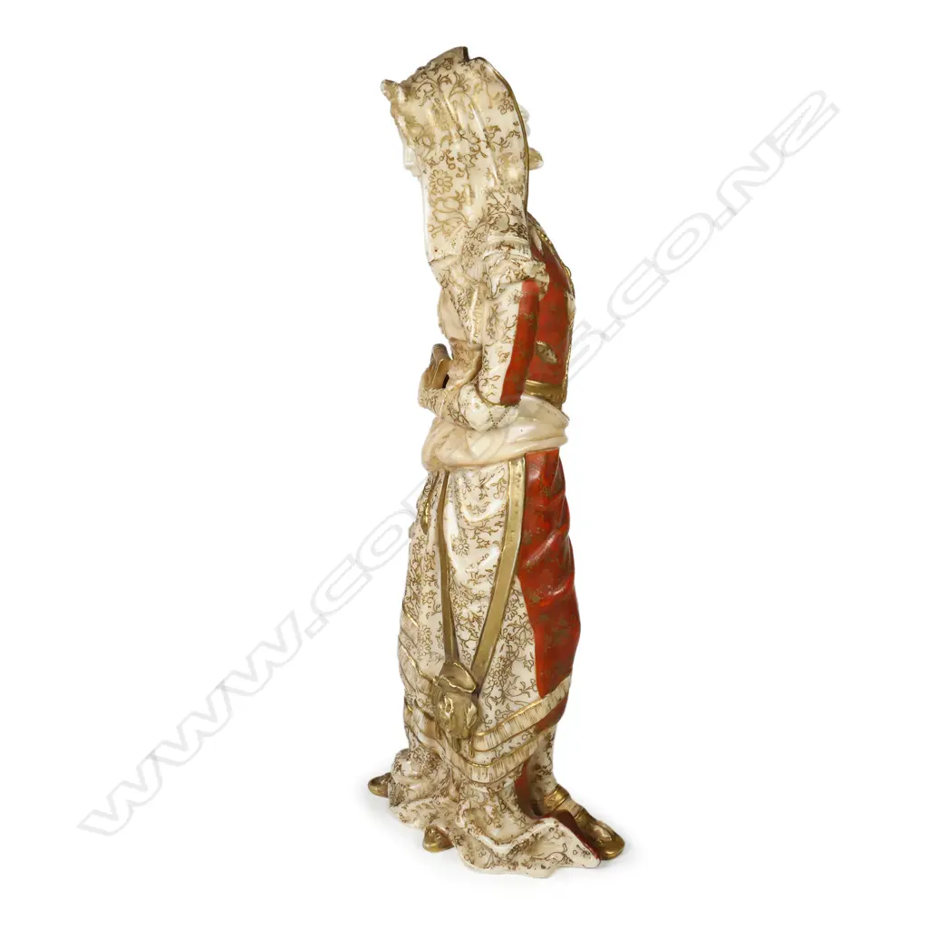 A Doulton Burslem Charles Noke design double sided figure of Mephistopheles and Marguerite Image 1++