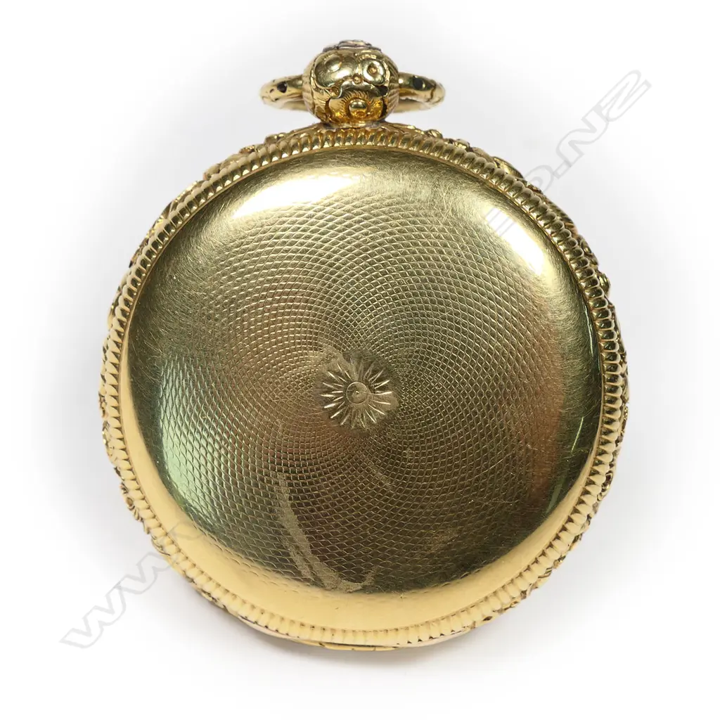 An 18ct gold, open face pocket watch by Robert Morton, Edinburgh, hallmarked 1820 Image 1++