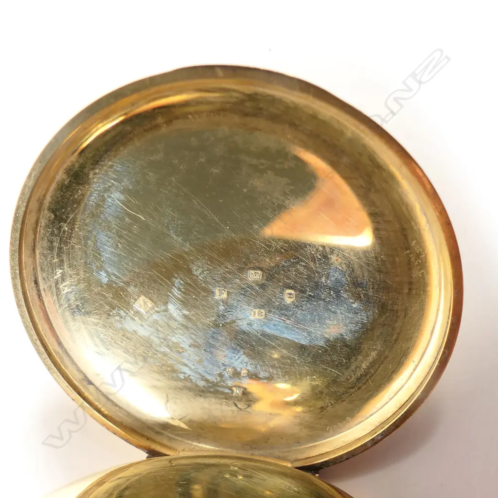 An 18ct gold Rotherhams, London hunter case pocket watch, Image 1++