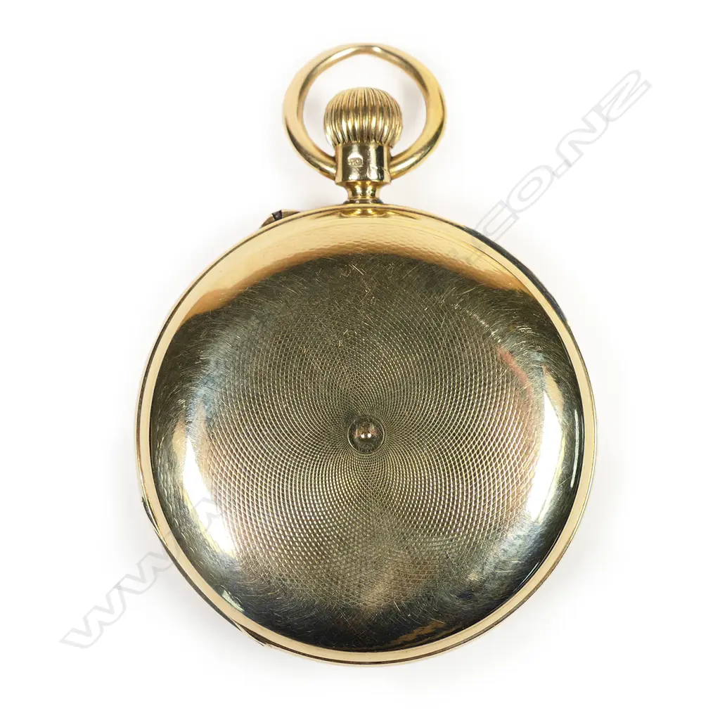 An 18ct gold Rotherhams, London hunter case pocket watch, Image 1++