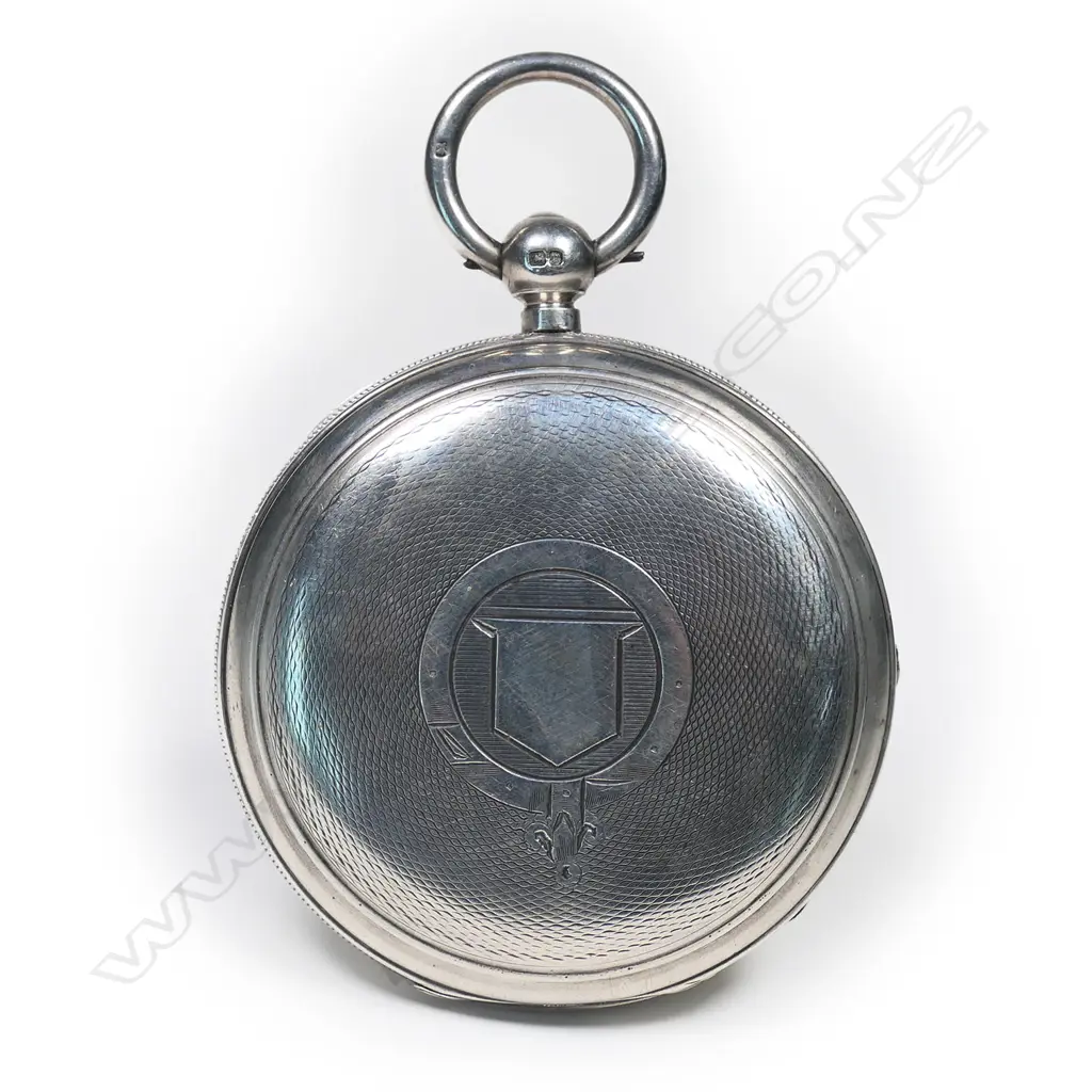 A Victorian silver,  large hunter cased pocket watch  by John Forrest Image 1++