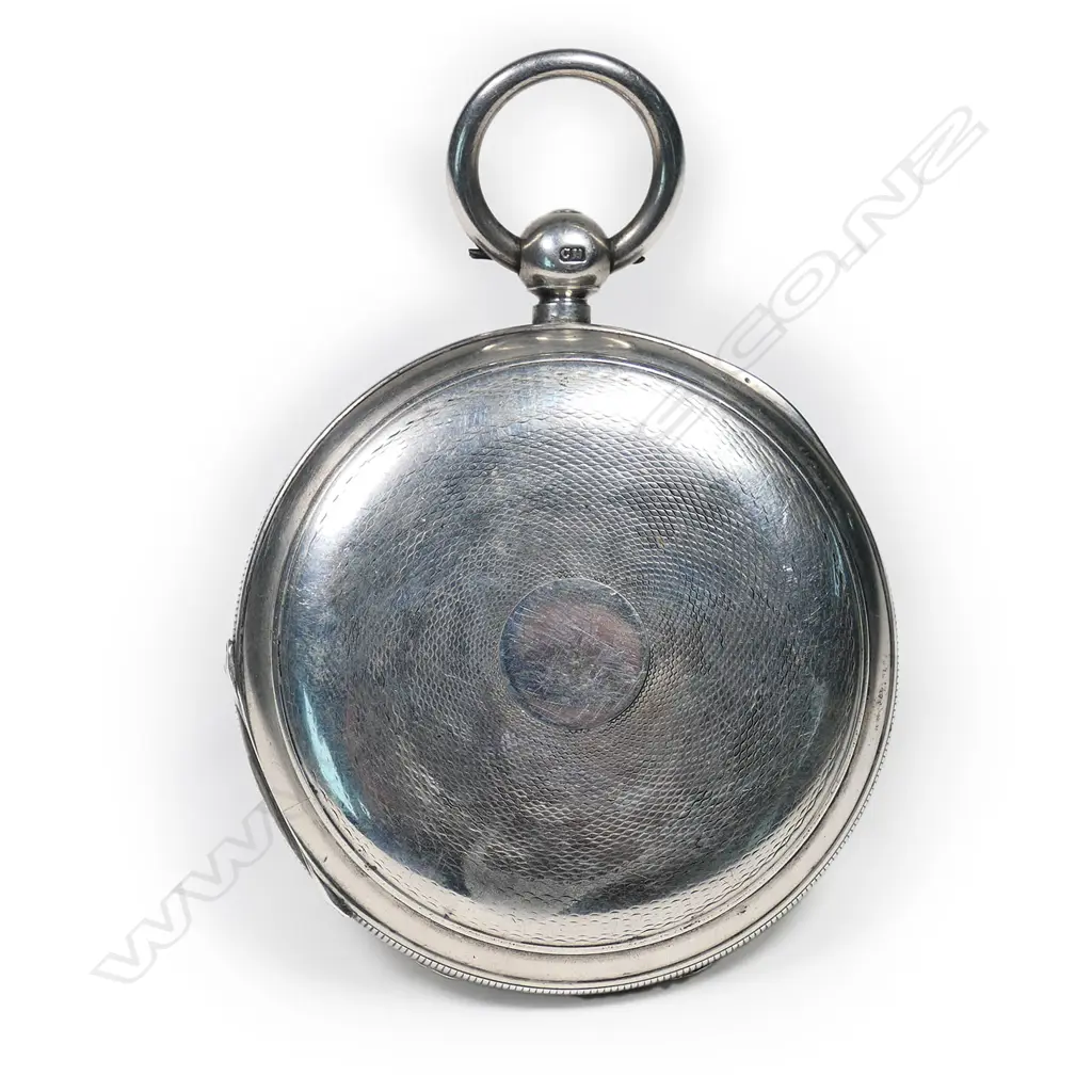 A Victorian silver,  large hunter cased pocket watch  by John Forrest Image 1++