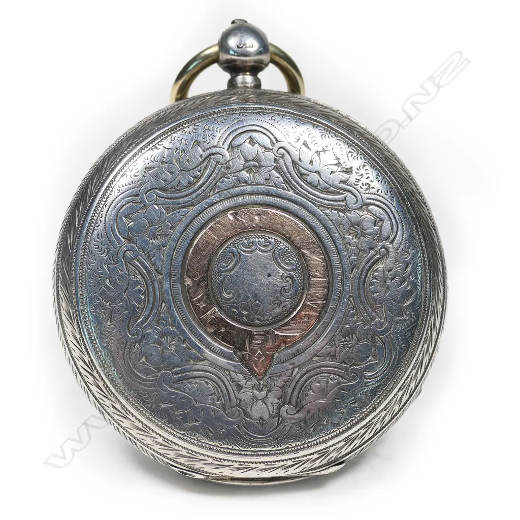 CATALOGUE ALTERATION:  Victorian not George IV. A silver cased open face large pocket watch by John Forrest, London, Image 1++