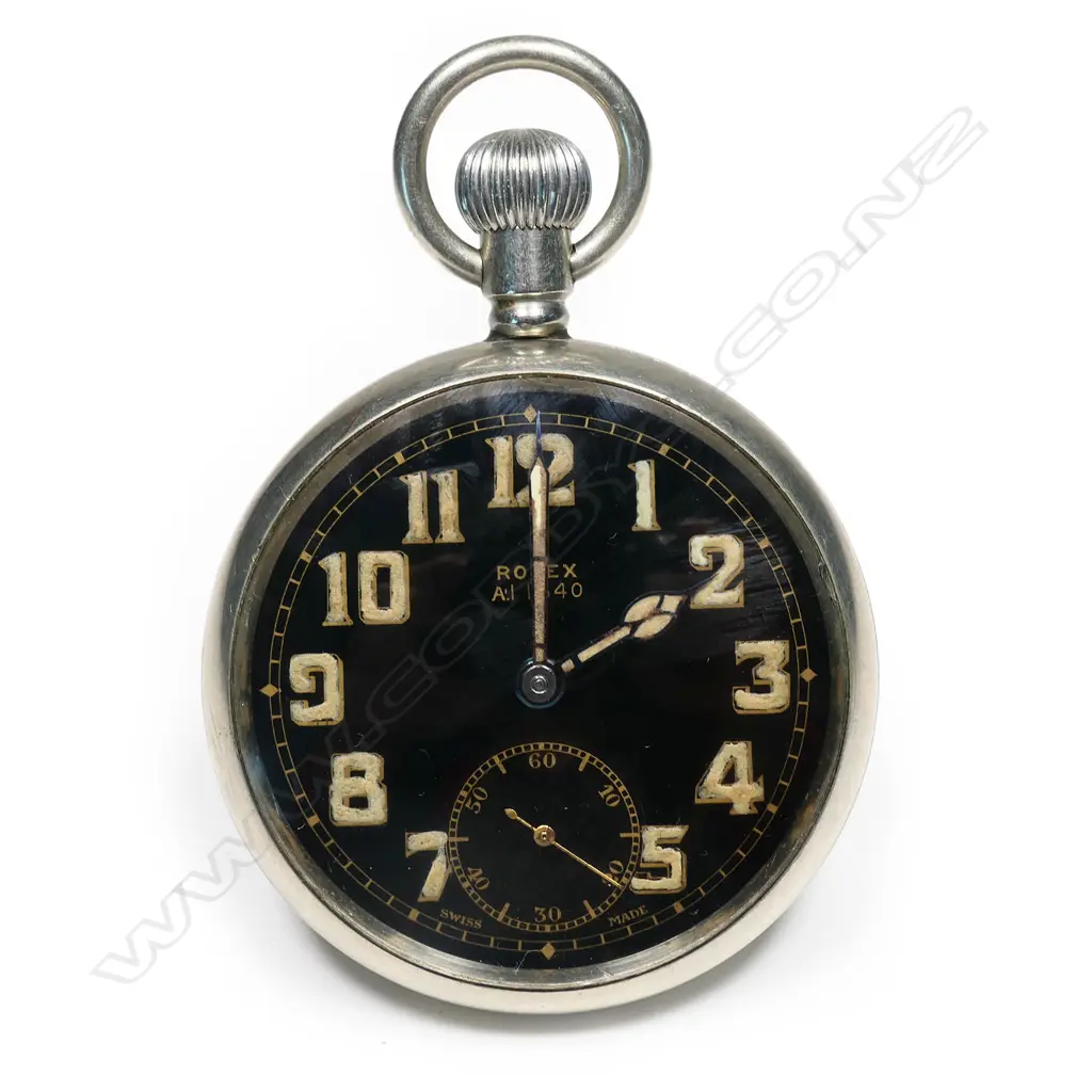 A Rolex WWII military open face pocket watch, Image 1++