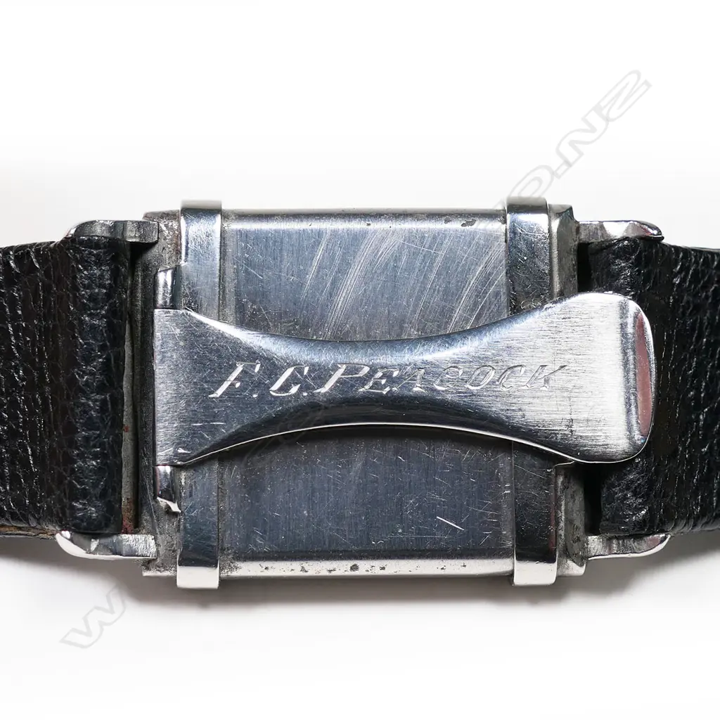 A rare Omega Marine wristwatch, c.1939, the first watch tested to withstand underwater depths, design patented 1932. Image 1++