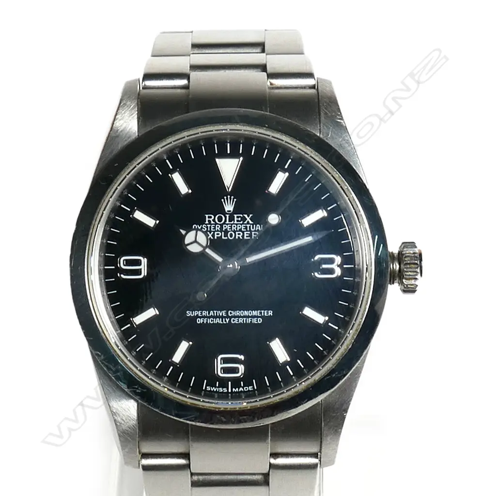 A Rolex stainless steel Explorer gent’s wristwatch full set, Image 1++