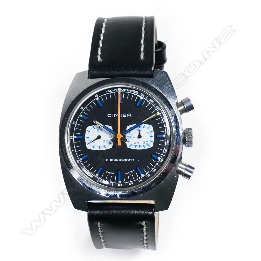 A Swiss Cimier chronograph wristwatch, Image 1++