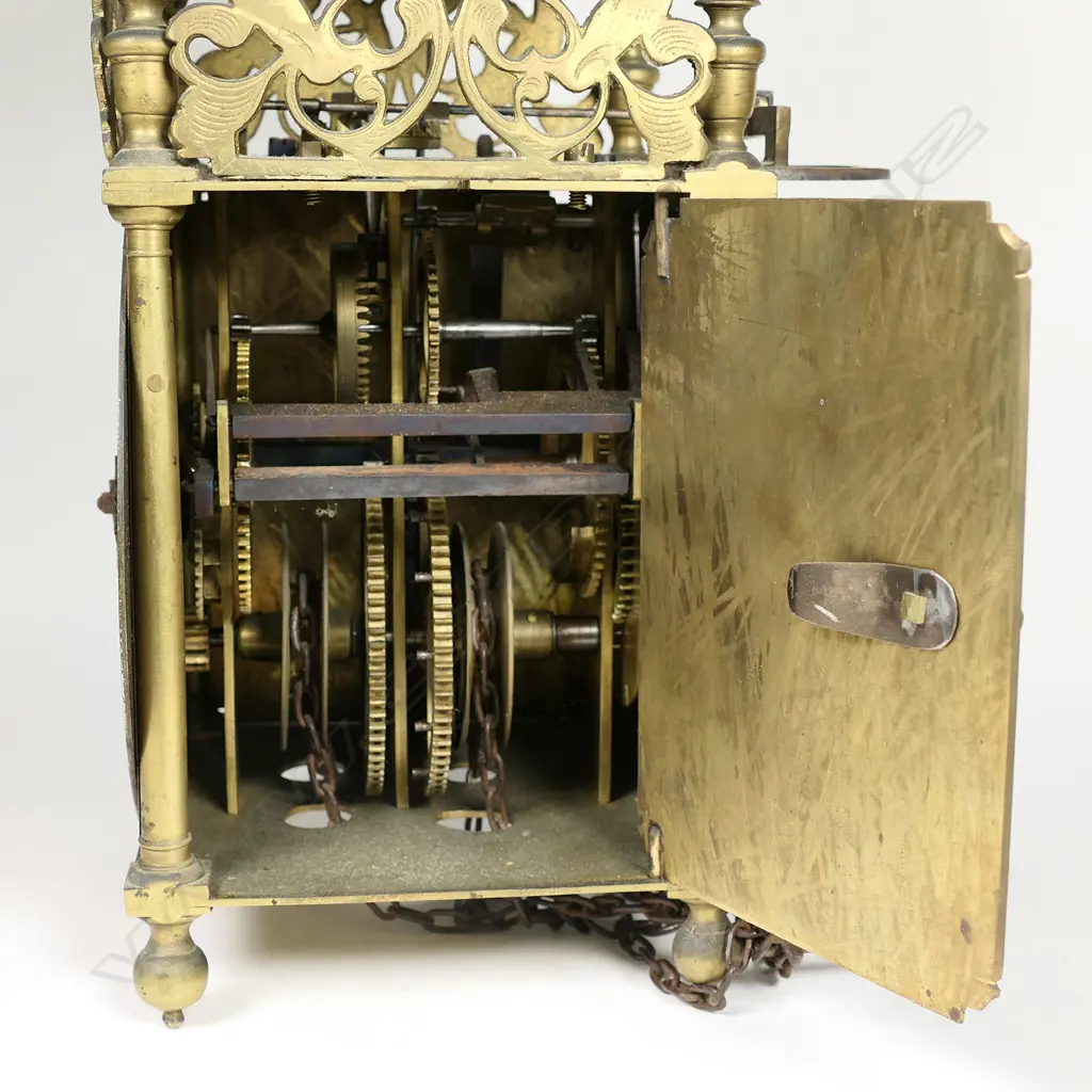 A late 17thC brass lantern clock by Jos Townsend, Helmdon, (Northamptonshire. England), Image 1++