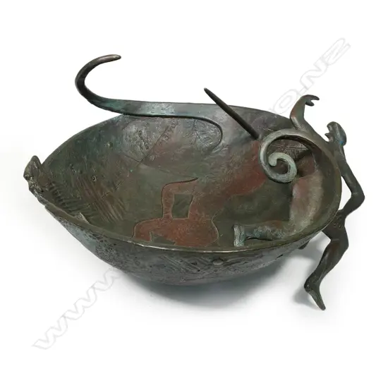 KAGE 2002 BRONZE BOWL ATLANTA OLYMPICS by Kathleen Girdler Engler; (Georgia USA