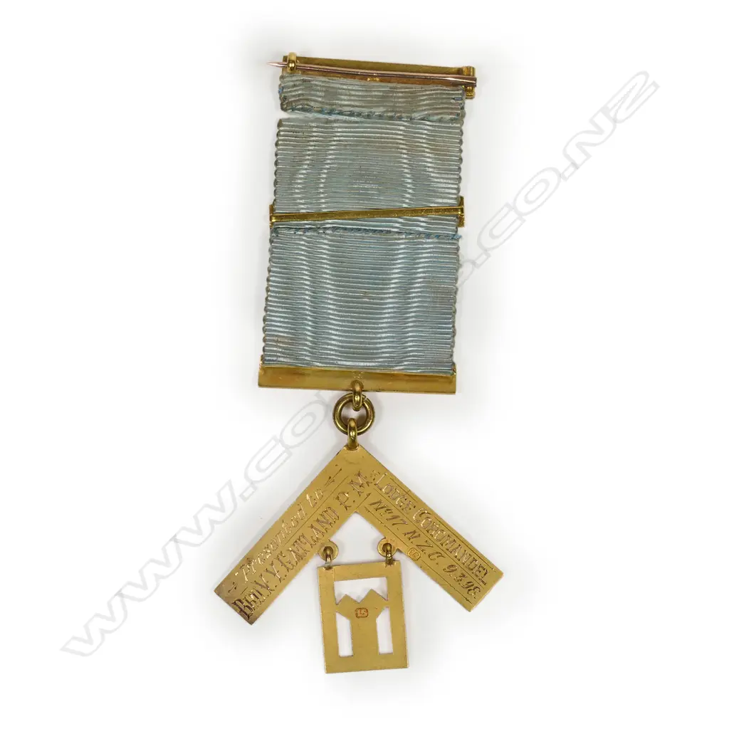 A c.1898 15ct gold Masonic jewel, Image 1++