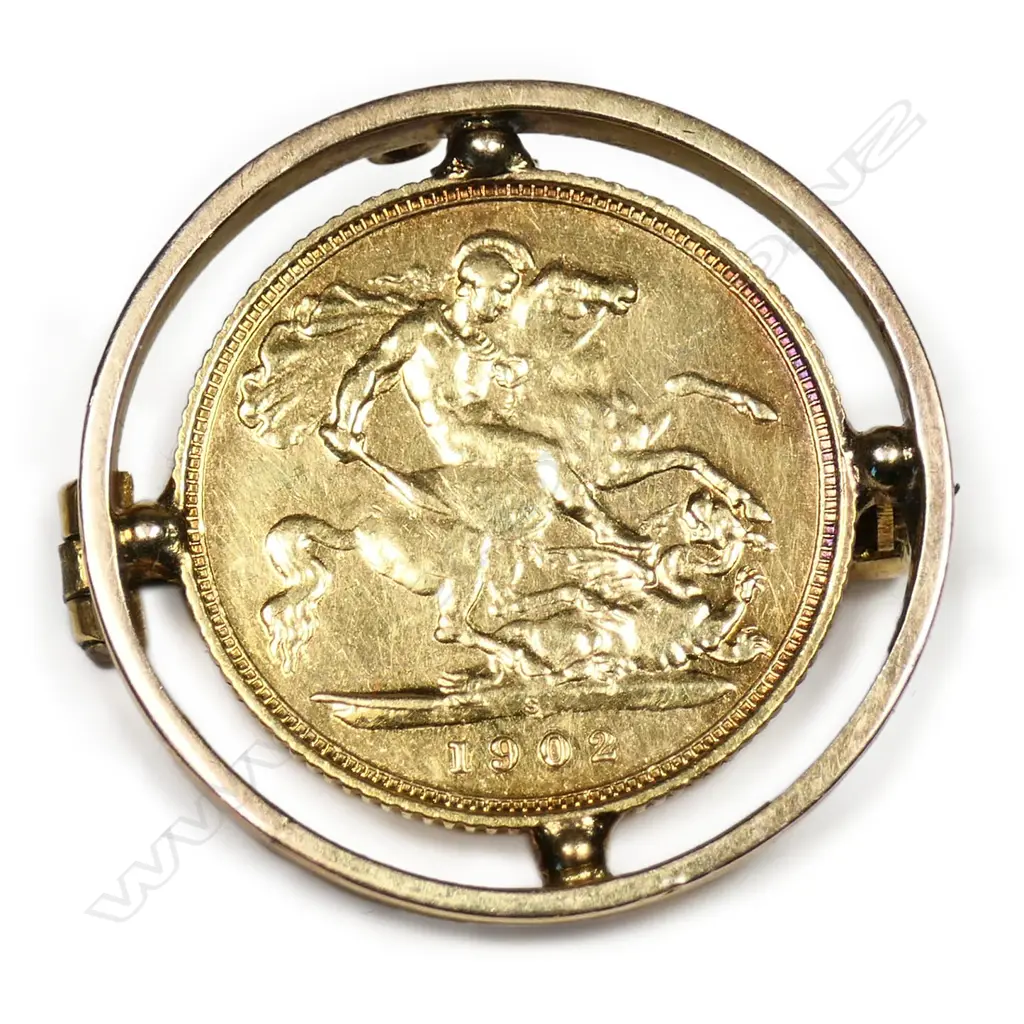 A 1902 half sovereign, Image 1++