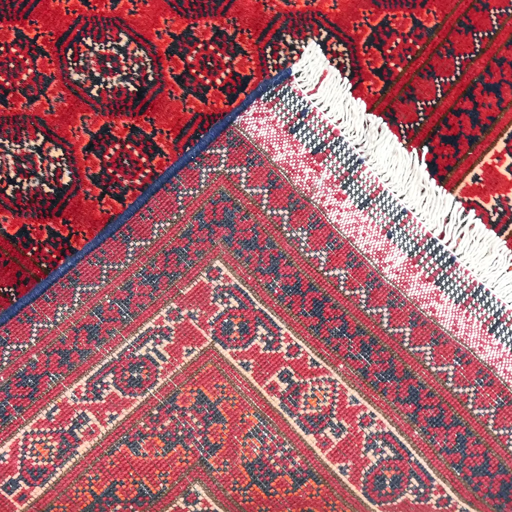 A finely hand knotted Turkman runner, Image 1++