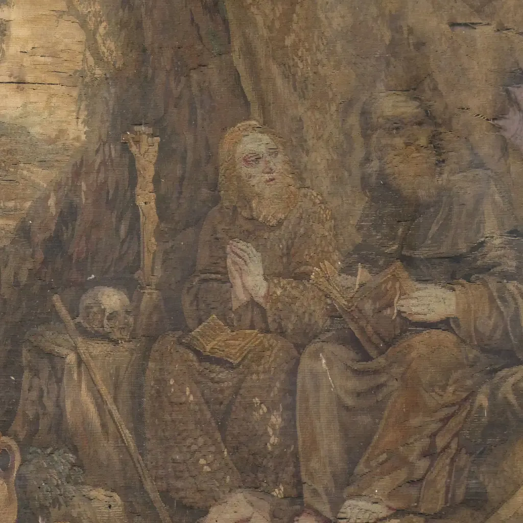 A large narrative Old Testament biblical tapestry, probably 18thC Flemish, Image 1++