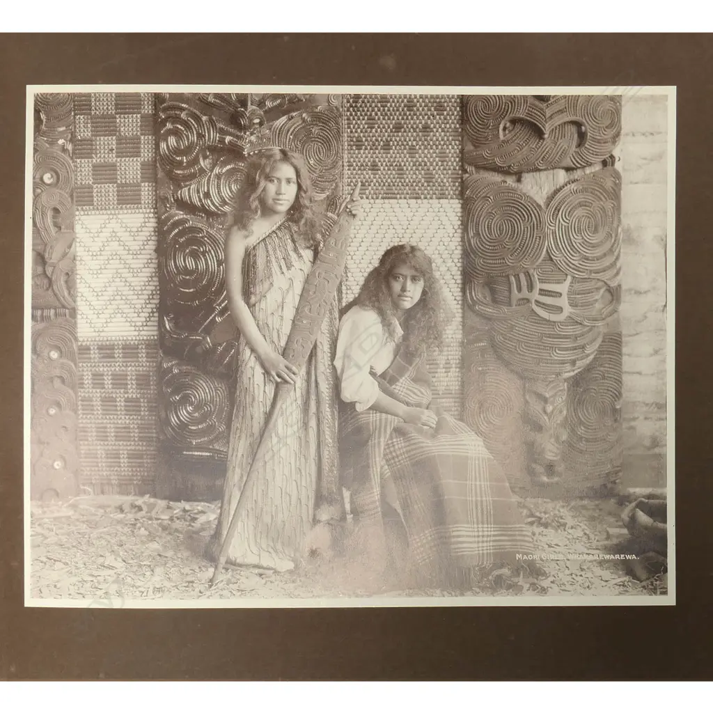 An album 'Māori Studies', twelve 'Permanent Carbonette Photos' by Thomas Pringle, Image 1++