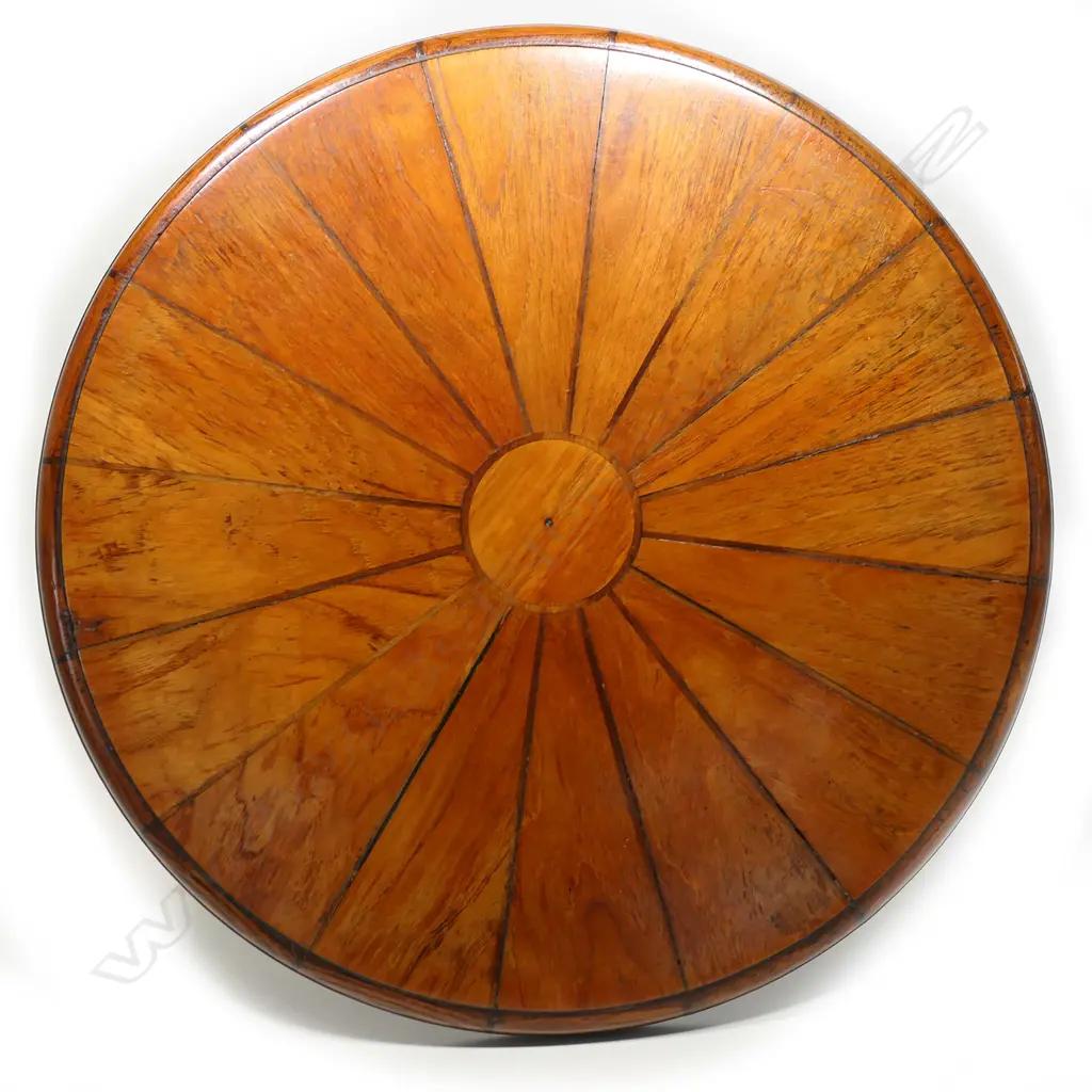 A vintage, idiosyncratic NZ native timbers table, Image 1++