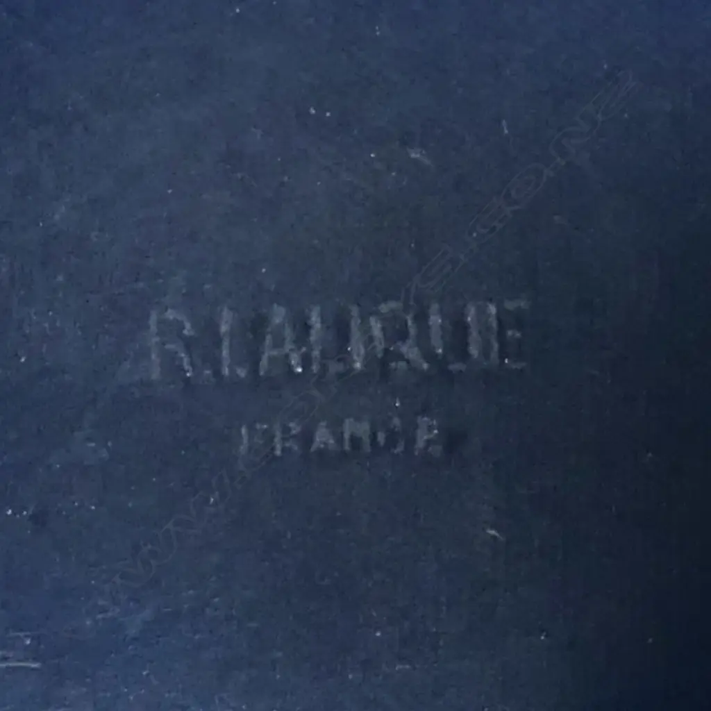 A René Lalique opalescent glass ‘Fleurons’ plate, Image 1++