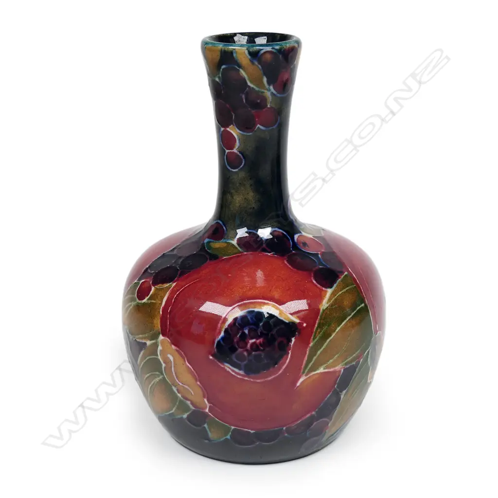 A William Moorcroft miniature early Pomegranate vase, Image 1++
