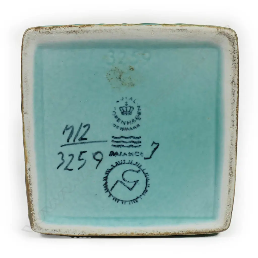 A  Royal Copenhagen faience Baca series vase,  late 1960s/1970s, Image 1++