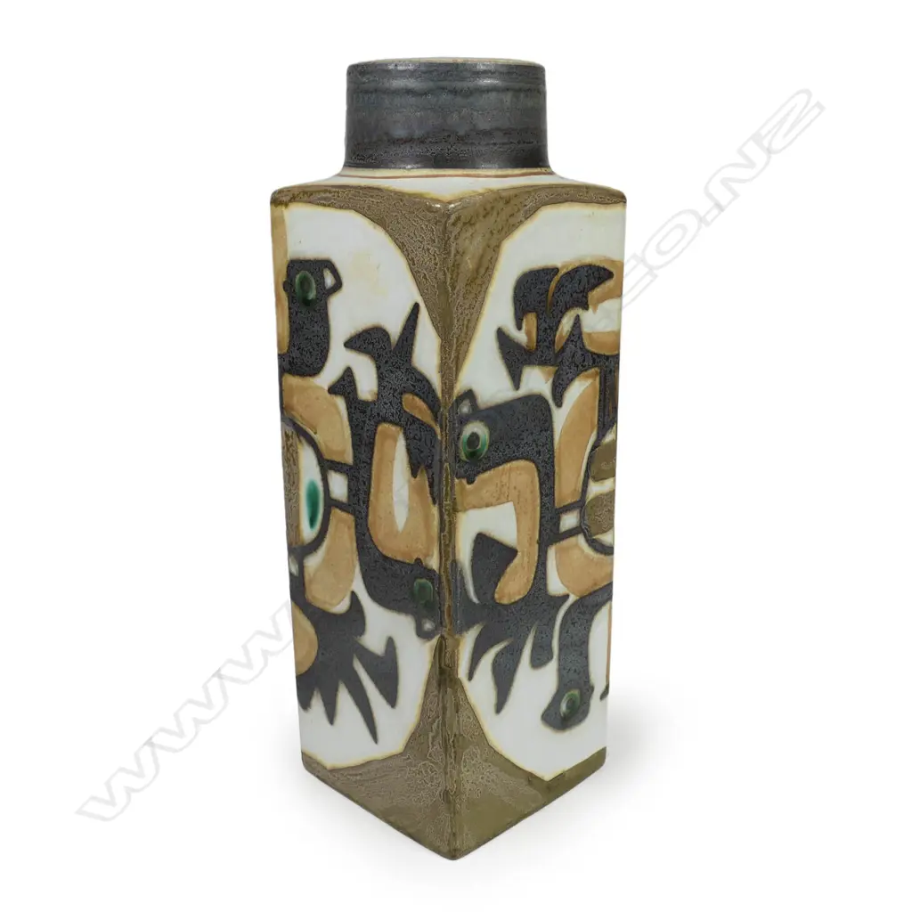 A  Royal Copenhagen faience Baca series vase,  late 1960s/1970s, Image 1++