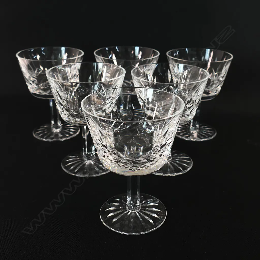 A set of six Waterford crystal cocktail glasses, Image 1++
