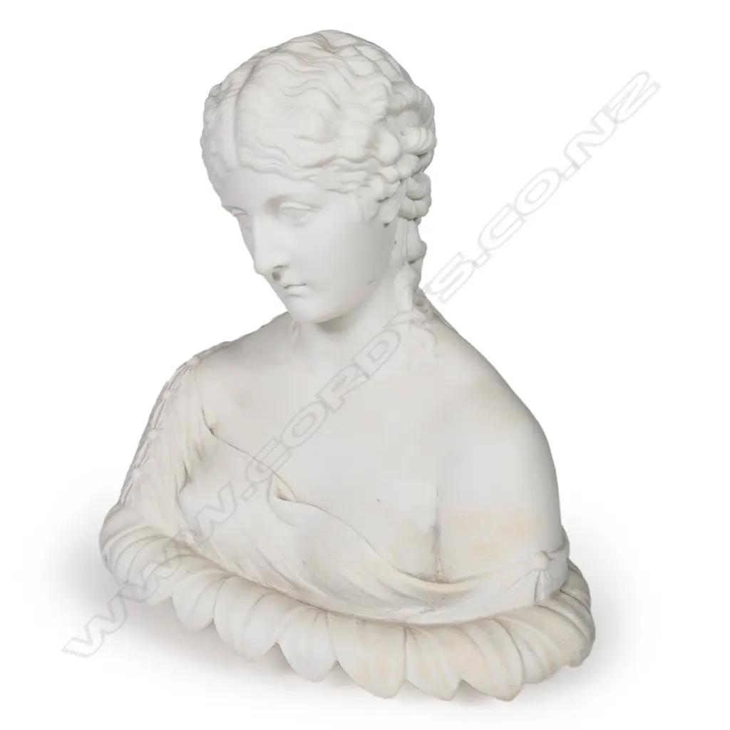 A Victorian Parian ware bust, Image 1++