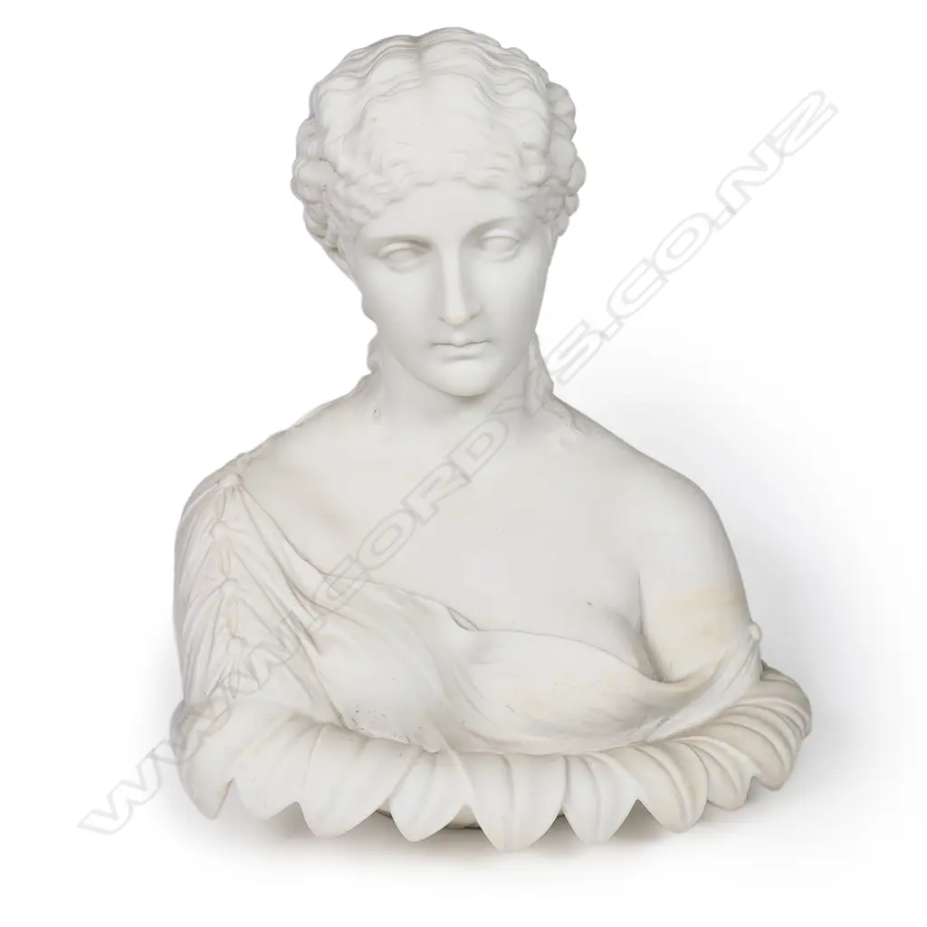 A Victorian Parian ware bust, Image 1++