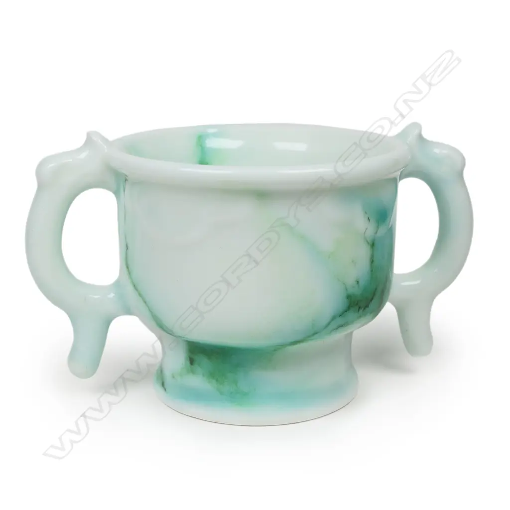 Charles Noke for Royal Doulton Chinese Jade vase Image 1++