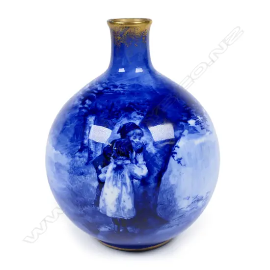 A Royal Doulton Blue Children vase,